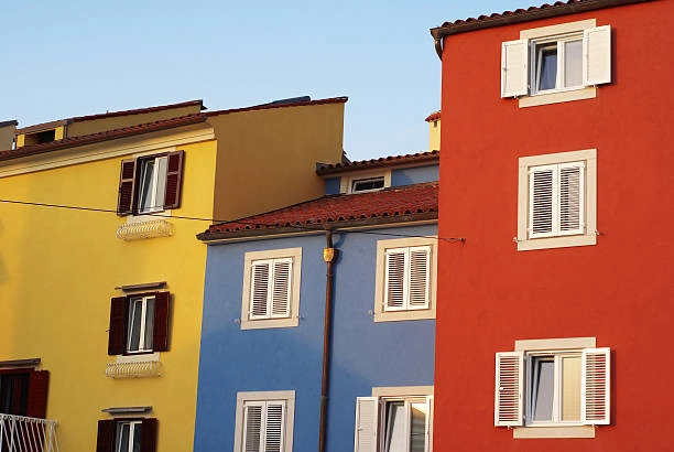 ألوان واجهات المنازل